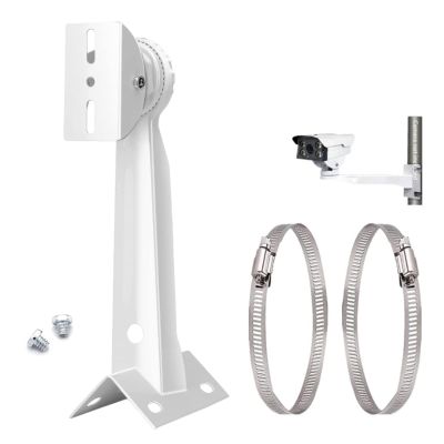 CTXSumTec Aluminum Alloy Corner Pole Mounting Bracket for Security Camera, Universal Wall Corner Mounting Bracket Holder Stand for Surveillance Camera Dahua Bullet and PTZ Cameras