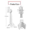 CTXSumTec Aluminum Alloy Corner Pole Mounting Bracket for Security Camera, Universal Wall Corner Mounting Bracket Holder Stand for Surveillance Camera Dahua Bullet and PTZ Cameras view 2