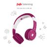 Tonies Foldable Wired Headphones for Kids - Comfortably Designed to fit On-Ear - Works with Toniebox 1 and All 3.5mm Devices - Purple view 3
