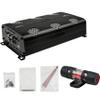 Audiopipe 450 Watts Full Range Class D Mini Amplifier (APMOX-450.4), 4 Channel, Compact, Mosfet Circuitry, Cooling Fan, Remote Bass Knob, for Car, Motorcycle, Golf Cart, Off-Road Vehicles view 1