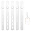 Kumprohu Silicone Cord Organizer | Reusable Silicone Charger Organizer with 4 Adjustable Holes - Cable Straps for Charging Cables USB Cables Earphones Pens Key Chains view 1