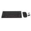 BROLEO Wireless Keyboard and Mouse Set, Smart Dream, Black, Portable, 2.4G USB, Full-sized Membrane, QWERTY, 104 Keys, Ambidextrous, 10m Range, 2 AAA Batteries, Windows, macOS, Linux Compatible view 1