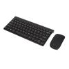 BROLEO Wireless Keyboard and Mouse Set, Smart Dream, Black, Portable, 2.4G USB, Full-sized Membrane, QWERTY, 104 Keys, Ambidextrous, 10m Range, 2 AAA Batteries, Windows, macOS, Linux Compatible view 2