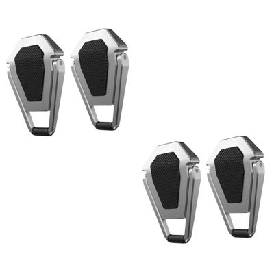 4pcs Height-Adjustable Laptop Stand Cooling Design Portable Notebook Holder for Ergonomic Use Lightweight Laptop Riser for Home Office