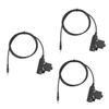 DirectNine Basics 3pcs Ptt Radio Headset Adapter for Push to Talk Connector Detachable Clip Sound Compatible Standard Plugs view 1