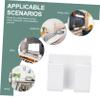 OSALADI 10pcs Wall Mount Phone Holders Self-Adhesive Remote Control Organizers for Kitchen Bedroom Living Room and Office Material Space-Saving Design No Drilling Required view 2