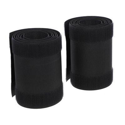 DirectNine Basics 10pcs Floor Cord Covers Hook and Fasteners Protective Cable Straps for Organizing and Hiding Cords Carpet Easy Maintenance and