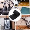 DirectNine Basics 10pcs Floor Cord Covers Hook and Fasteners Protective Cable Straps for Organizing and Hiding Cords Carpet Easy Maintenance and view 4