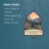 Lantern Press Sticker Yosemite National Park, California, Bears and Spring Flowers, Die Cut Vinyl, (Waterproof Decal for Cars, Water Bottles, Laptops, Coolers), Small view 4