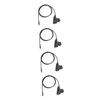 4pcs Ptt Radio Adapter Push Talk Headset Connector for Radios Sound Sturdy Clip Design for Communication view 1