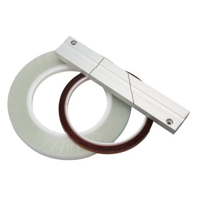 BROLEO Tape Splice Block, Easy Installation, Splicing Tape Leader Tape 1/4 10 Inch Tape Splice Set Aluminum Alloy for Open Spool to Spool Carrier, BROLEO6r3n9gpu4v