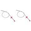 Angoily Sink Cleaning Claw 2pcs Plumbing Tools Cleaning Tools Drain Dredging Tool Drain for Hair Sticks Snake Unclog Pipeline Dredging Tool view 1