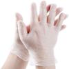 Bits N Things Vinyl Disposable Gloves | Comfortable Latex-Free | Powdered | 100 Count (Medium | MED) view 4