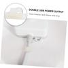 Gatuida 50pcs Double-Sided Adhesive Wire Management Clips Sturdy Cable Fixing Clamps for Home Office and Wall Use for Organizing Cords and Wires White view 2