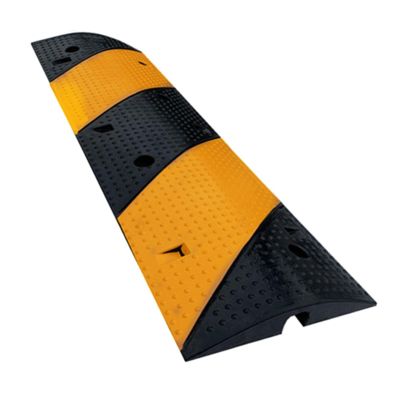 Drive Over Cable Protector 39.4in Cable Protector Ramp, Rubber Cable Cover, Protective Wire Cord Ramp Driveway Rubber Traffic Speed Bumps Cable (Color : A)