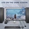 DVI KVM Switch 2-port DVI Screen Splitter 2 In 1 Out Adapter for Keyboard and Mouse Printer Computer Shared Switcher Hub view 4