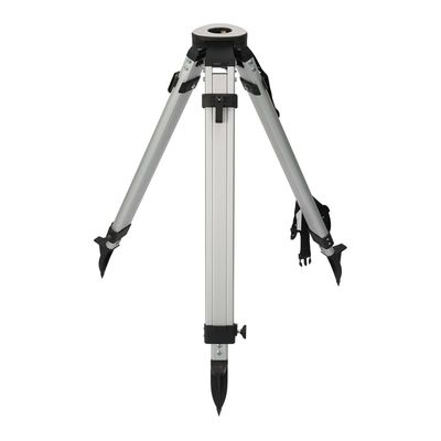 Surveying Tripod, Aluminum Survey Tripod with 5/8-Inch 11-Threaded Flat Head with Dual Lock for Total Station Theodolite Auto Level (SJA30-FCD)