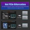 GLOTRENDS PU21 Dual U.2 to PCIe 4.0 X8 Adapter Without PCIe Bifurcation, Setup Soft U.2 SSD RAID via OS Tool, (PCIe Bifurcation Motherboard is Required) view 4