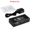 HD to Component Converter 1080P HD to RGB Converter Supports 1080P/1080i/720P/576P/480P for PC Laptop view 3