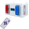 Y DIANS S Dual Horn 350watt Alarm Siren 0-130dB 12 Tone Adjust Siren Systerm with Red and Blue Strobe Light for Emergency Alarms Range Approximately of 300 Meters AC220V view 1