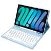 KcoxdCn Slim Candy Colors Keyboard Case Compatible with iPad mini with S Pen Holder, Mutil Angles Stand Cover Detachable Wireless Keyboard (Light Blue, iPad mini 2 3 4 5 (7.9 inch)) view 2