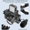 DAGIJIRD Camera Rabbit Cage Aluminum Video Rig with 1/4 inch & 3/8 inch Screw Holes for Canon M5/M50/M50II view 4