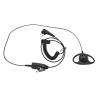 JUYODE D-Shaped Earpiece for HKLN4599 HKLN4599B with Mic PTT Replaces 56517 56517F Radio Headset 2-Pin Compatible with Motorola CP200D CLS1110 CLS1410 DTR620 RDM2070D RDU4100 RDV5100 VL50 BPR40 view 1