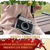 CAIYOULE Camera Case for Instax Mini Evo Case, PC Clear Case for Fujifilm Instant Mini Evo Camera with 9H Hardness Screen Protector, for Polaroid Evo Accessories, No Camera view 2