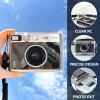 CAIYOULE Camera Case for Instax Mini Evo Case, PC Clear Case for Fujifilm Instant Mini Evo Camera with 9H Hardness Screen Protector, for Polaroid Evo Accessories, No Camera view 3