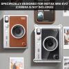 CAIYOULE Camera Case for Instax Mini Evo Case, PC Clear Case for Fujifilm Instant Mini Evo Camera with 9H Hardness Screen Protector, for Polaroid Evo Accessories, No Camera view 4