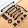 YEAHSO Black Cabinet Handles Kitchen Cupboard Door Pulls Drawer Knobs Fashion Furniture Handle Hardware 1Pcs (Color : 888-128) view 1