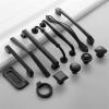 YEAHSO Black Cabinet Handles Kitchen Cupboard Door Pulls Drawer Knobs Fashion Furniture Handle Hardware 1Pcs (Color : 963-96) view 3