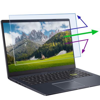 2 Pcs 17.3 Inch Anti Blue Light Screen Protector, Reduce Eye Strain Matte Anti Glare Computer Screen Cover, Blue Light Blocking Screen Protector for HP/Lenovo/Dell/ASUS/Acer/Samsung 17.3 with 16:9