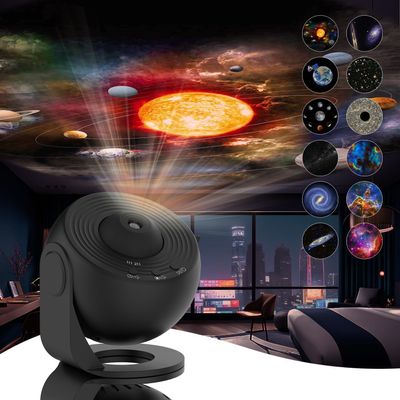 Galaxy Projector for Bedroom, 13 in 1 Planetarium Star Projector with Solar System & Constellation, 360 Rotating Galaxy Light Projector with Timer, Space Night Light Projector for Kids Adults Gifts