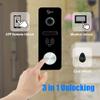 WiFi Video Doorbell Apartment Intercom 10 inch Touch Monitor System Wired 1080P Video Entry Doorphone Door Camera TUYA Smart Home Door Phone Kits RFID Card for Home Villa,32G view 2