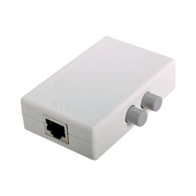 ChenYang RJ45 Switcher Adapter 2 in 1 Out  1 in 2 Out Manual Sharing Network Switch Splitter Selector Adapter HUB Box