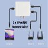 ChenYang RJ45 Switcher Adapter 2 in 1 Out  1 in 2 Out Manual Sharing Network Switch Splitter Selector Adapter HUB Box view 3