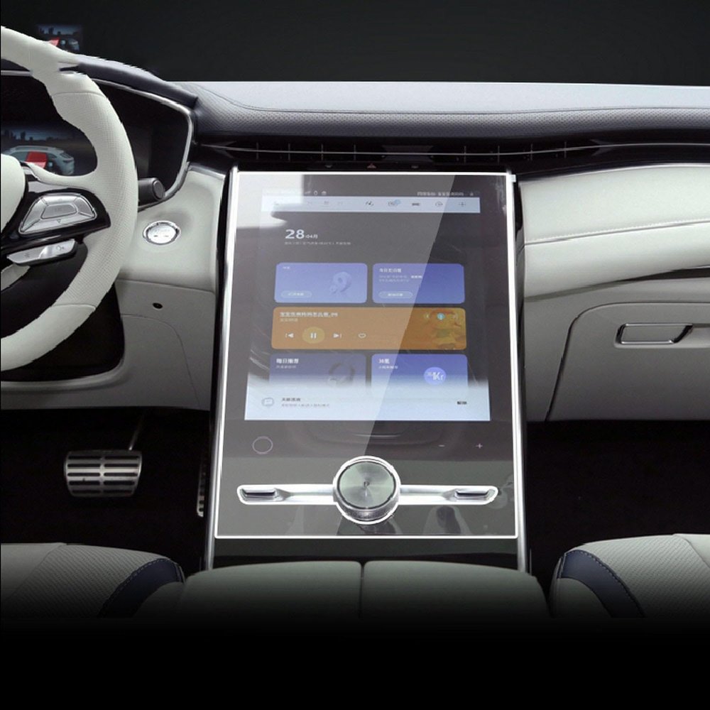 CKLS Car Interior Central Control Screen Anti Scratch Transparent TPU Protective Film GPS Navigatorfor Rising Auto Marvel R 2021-2023