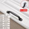YEAHSO Black Cabinet Handles Solid Aluminum Alloy Kitchen Cupboard Pulls Drawer Knobs Furniture Handle Hardware 1Pcs (Color : 4) view 2