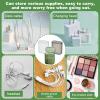 Portable Travel Data Cable Organizer Box Charge Cable(with Lid), Phone Charger Organizer,Charging Head Case for Small Personal Items,Data Cables, Data Heads,Lipsticks,Earrings,Coins, Small Jewelry,etc view 3