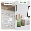 Portable Travel Data Cable Organizer Box Charge Cable(with Lid), Phone Charger Organizer,Charging Head Case for Small Personal Items,Data Cables, Data Heads,Lipsticks,Earrings,Coins, Small Jewelry,etc view 4