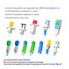Xunsomten -5pcs Optical Fiber Cleaning Pen 2.5mm Ferrules SC/ST/FC Optical Fiber Connector Cleaning Pen Been Cleaned for More Than 800 Times, (Xstus-Pen-SC-White-5PC) view 4