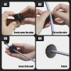 1/2 inch,3/4 inch,1 inch Wall Grommet for Starlink Cables,Starlink Cable Routing Kit,Star Link Accessories,(Black,1/2 inch,1 Pack) view 4