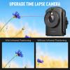 Caupureye Time Lapse Camera - Timelapse Camera with Infrared Positioning & LED Light, 180 Days Shooting, 1080P AVI Videos & Photos for Outdoor Construction, Cooking, Plant Growth, Landscape(64GB) view 2