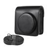 Andoer Instant Camera Storage Case PU Leather Magnetic Buckle with Shoulder Strap Compatible with Fujifilm Instax Square SQ40/SQ1, Black view 1