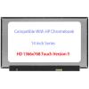 ARUISIFX 14.0" LCD Replacement Compatible with HP Chromebook 14a-ca0790wm LCD Touch Screen Display Panel HD(1366x768) (Only for Touch Version !!) view 1