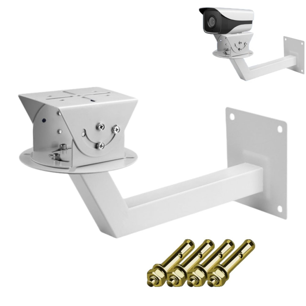 CTXSumTec 16" CCTV Heavy Duty Security Camera Mount Bracket, Adjustable Universal Camera Wall Mounting Bracket for CCTV Security Camera/I Mount/Dome Camera/IP Camera