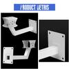 CTXSumTec 16" CCTV Heavy Duty Security Camera Mount Bracket, Adjustable Universal Camera Wall Mounting Bracket for CCTV Security Camera/I Mount/Dome Camera/IP Camera view 2