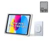 EMONITA Magnetic Wall Mount with Charging Case A8 for iPad (10th Generation) 10.9-Inch. PoE and DC up to 18W Quick Charge, Strong Magnets, 360 Rotation view 1