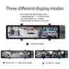 XRC TECH 3CHs 2K+1080P+1080P IPS Touch Screen Car Rearview Mirror Dash Cam Front and Rear and Inside 180Adjustable Interior Lens Video Recorder with WiFi View Car DVR with 64GB TF Card view 3